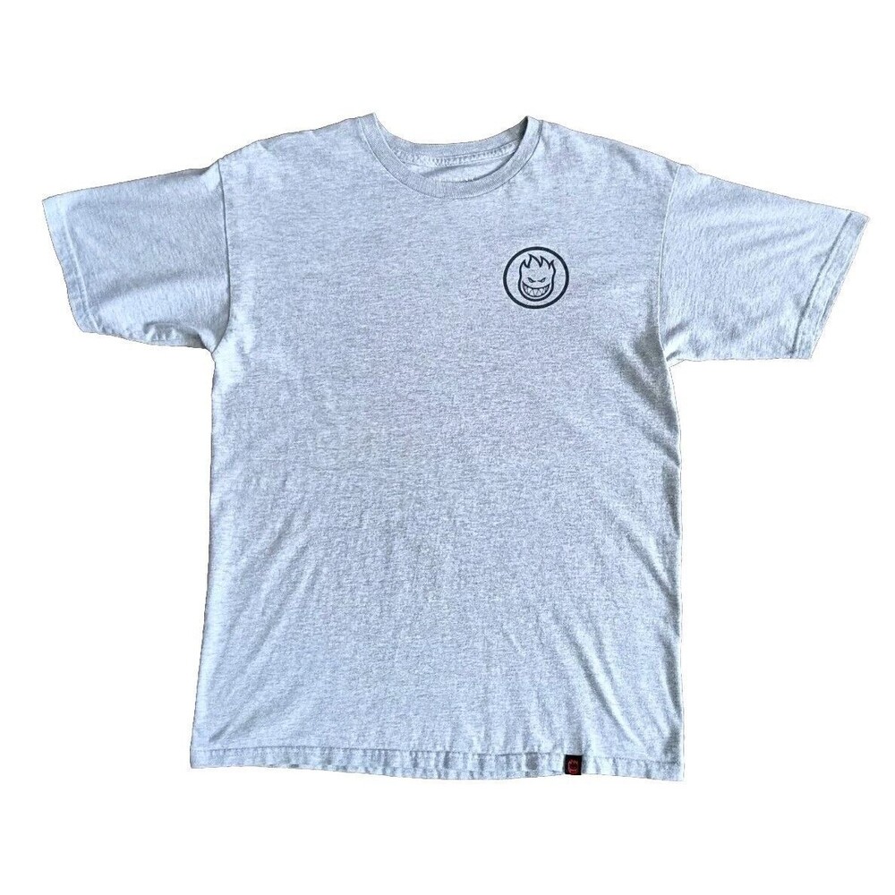 Spitfire Classic T-Shirt Men's Size Medium Gray Graphic